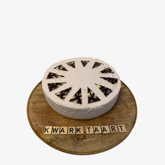 Kwarktaart (citroen, aardbei, caramel of mango/abrikoos)