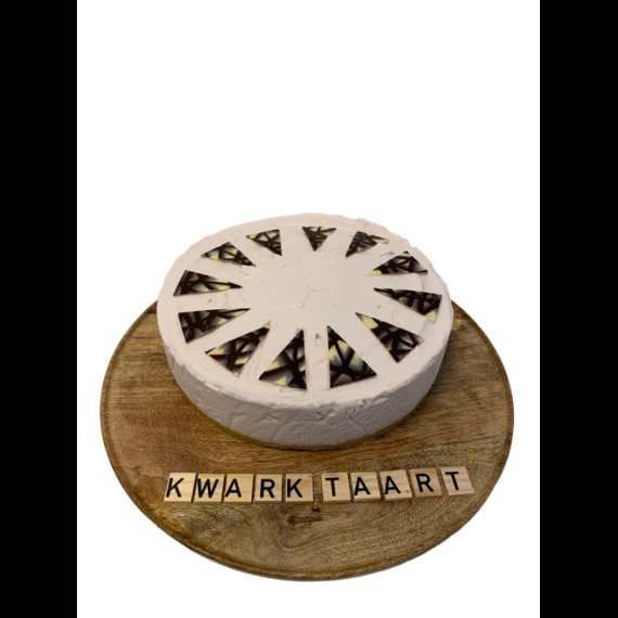 Kwarktaart (citroen, aardbei, caramel of mango/abrikoos)